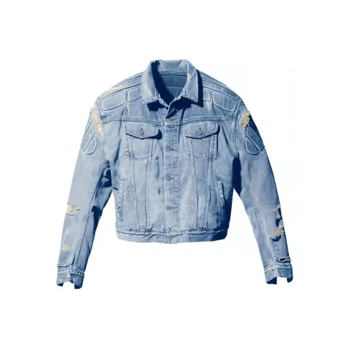 YEEZY Gap X Balenciaga Collaboration Синий Унисекс Джинсовые куртки