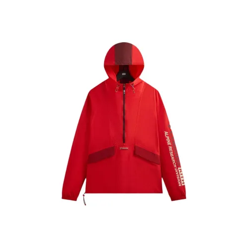KITH Collaboration Красная Мужская Куртка