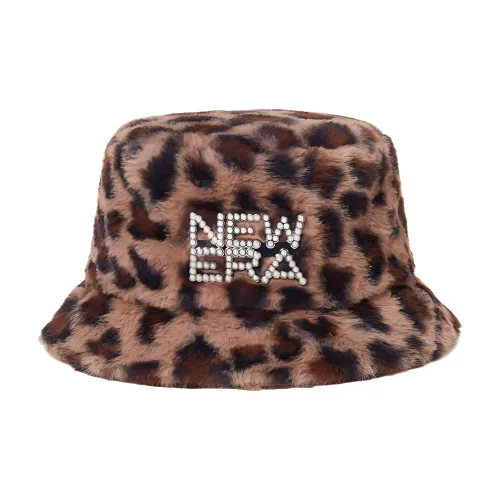 New Era Полиэстер Шляпа ведра Коричневый Унисекс