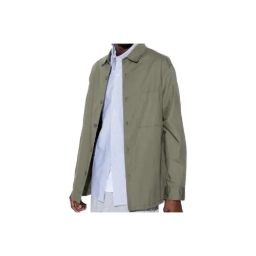 UNIQLO Куртки и Пальто Унисекс Оливковый