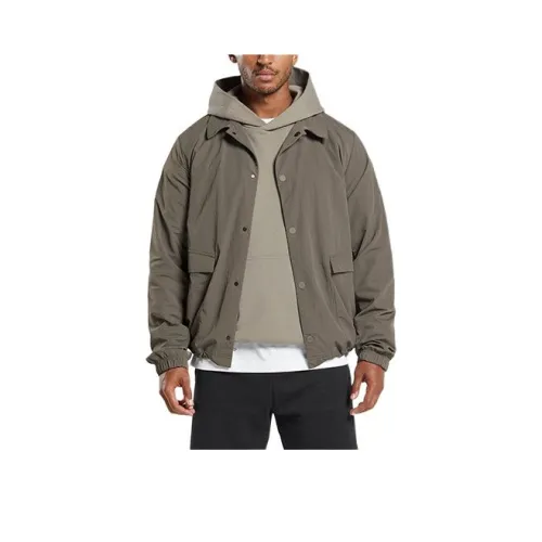 GYMSHARK REST Куртки и пальто Мужской Камуфляж Коричневый