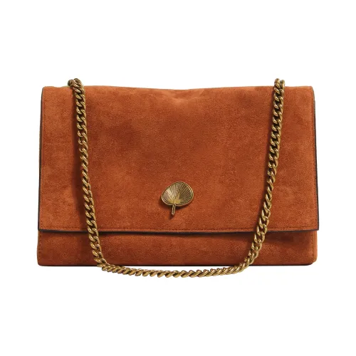 LOSEA Замша Сумка через плечо Средняя Женская Коричневая