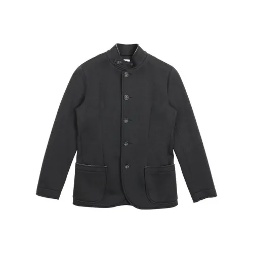 EMPORIO ARMANI SS23 Бизнес-костюм Пальто Мужской Коричневый