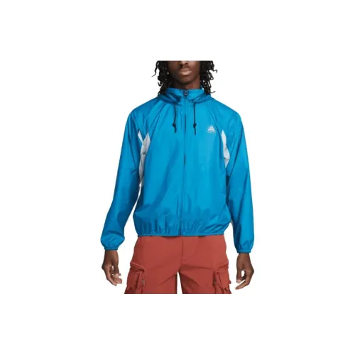 Nike Blue Men's Jackets Найк Синий Мужские Куртки