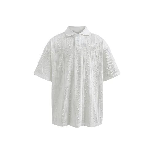 YEARNED Поло Унисекс Белый