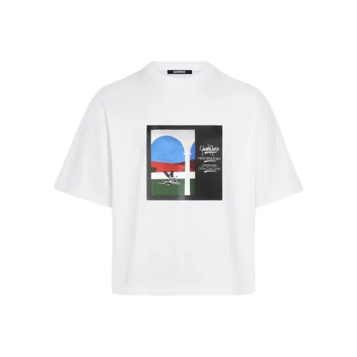 Jacquemus Средиземноморский принт унисекс футболка