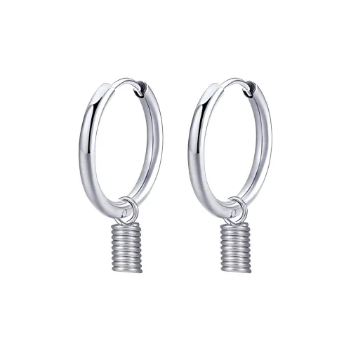 MUSTKOO Титановые стальные серьги унисекс