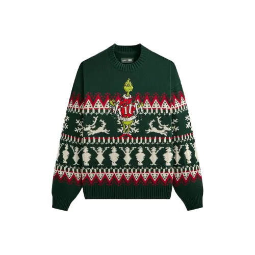 KITH Collaboration Monday Program Collection FW24 Трикотаж Мужской Зеленый