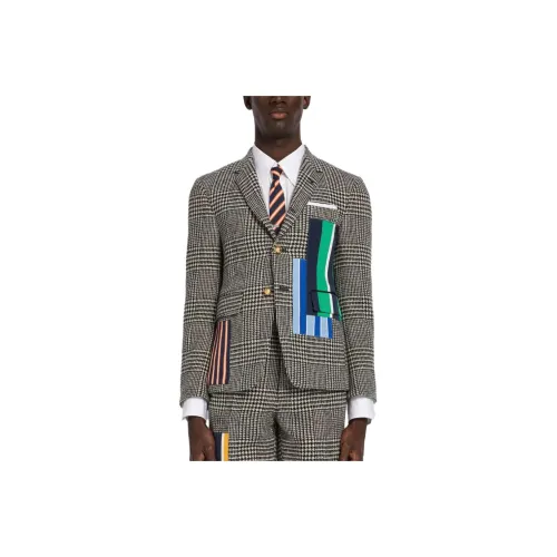 THOM BROWNE Черные Мужские Деловые Костюмы