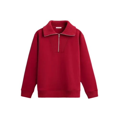 ZARA Red Men's Sweatshirts ZARA Красный Мужские Толстовки