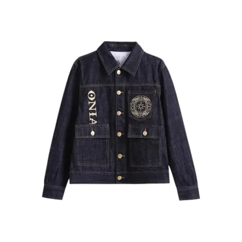 ONIARAI Черные Мужские Джинсовые Куртки