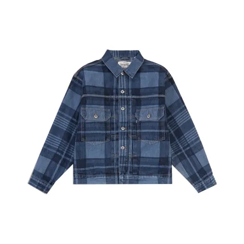 Levis Blue Men's Denim Jackets Левис Синий Мужские Джинсовые Куртки