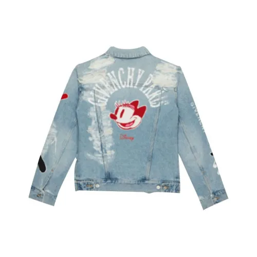 GIVENCHY Светло-синие мужские джинсовые куртки