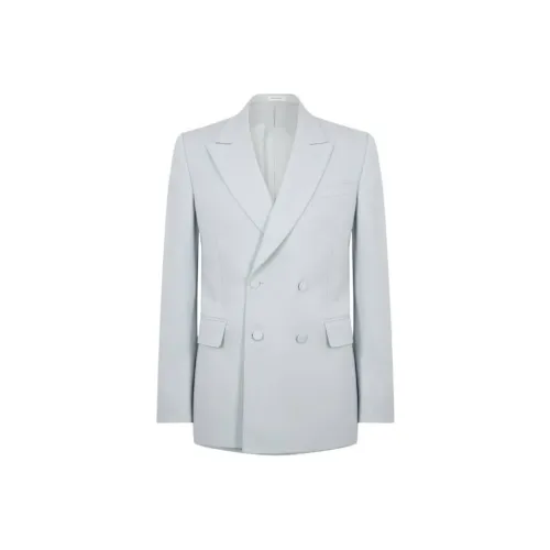 Alexander McQueen Бизнес-костюм мужской цвет яичный белый каменный