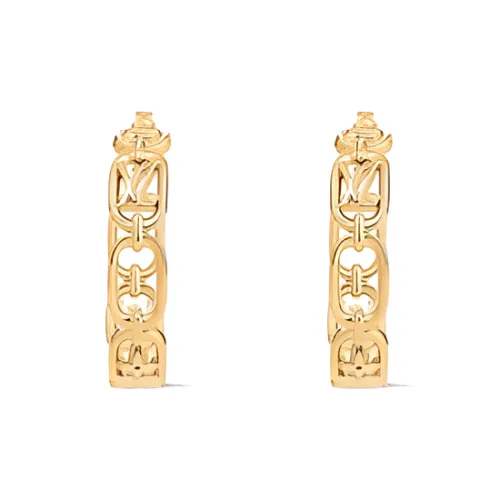 LOUIS VUITTON Серьги из металла унисекс золото