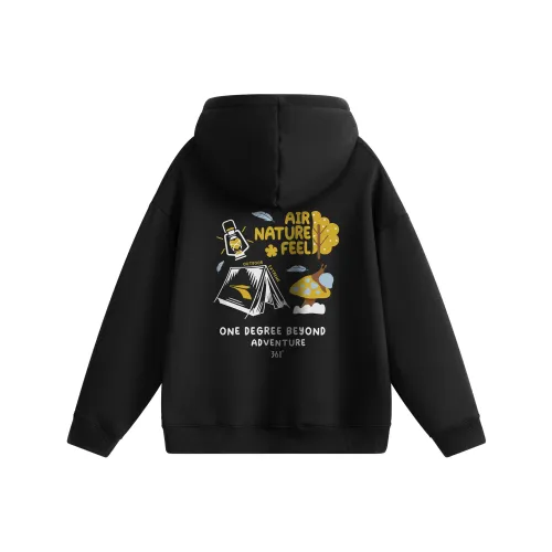 361° Свитшот Унисекс Супер Черный