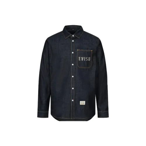 EVISU Denim Jacket Men's Denim Blue