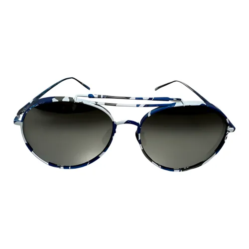 GENTLE MONSTER Aviator Солнцезащитные очки Мужские Blue