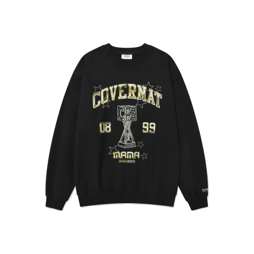 COVERNAT x MAMA FW24 Свитшот Унисекс Черный