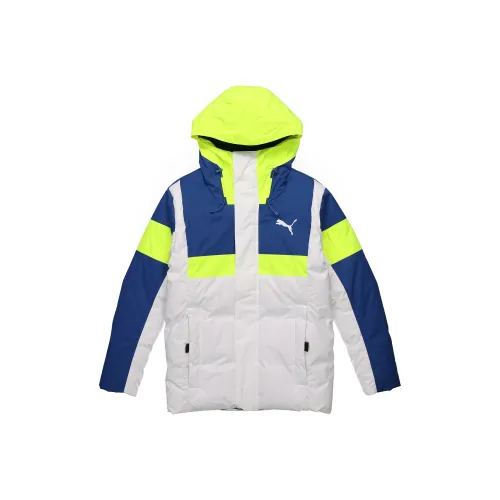 PUMA Белый Glacier Blue Мужские Пуховики