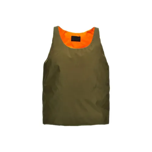 PRADA Army Green Мужские жилеты