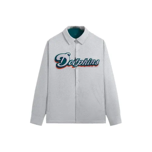 KITH x NFL FW24 Dolphins Двусторонний Ginza Куртка Мужской Белый
