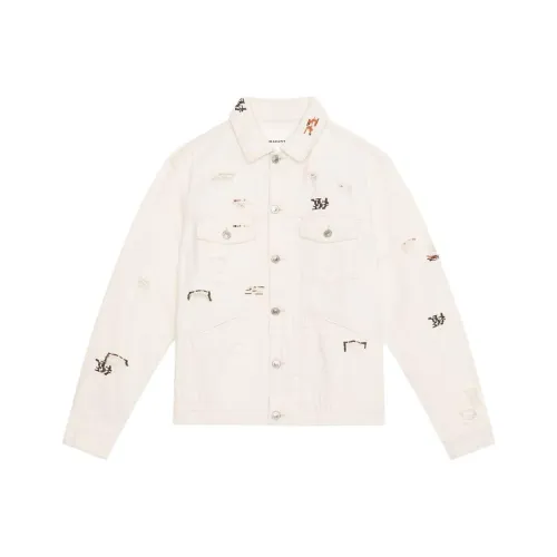 ISABEL MARANT ETOILE SS24 Куртки и Пальто Мужской Белый