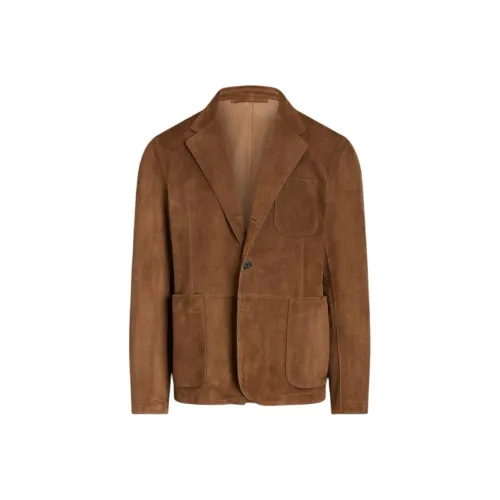 Ralph Lauren SS24 Куртки и Пальто Мужской Каштановый Коричневый