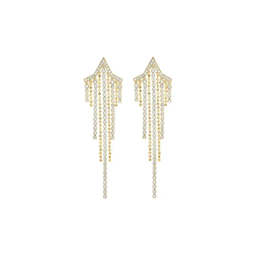 Swarovski Форма Swarovski Элемент Серьги Золото/белый Женские