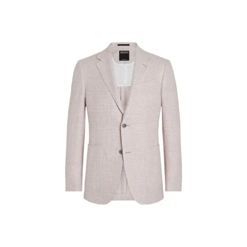 Ermenegildo Zegna Light Pink Men's Business Suits Эргенжильдо Зегна Светло-розовые Мужские Деловые Костюмы