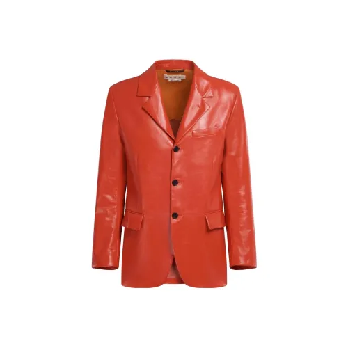 MARNI Оранжевый Мужской Деловой Костюм