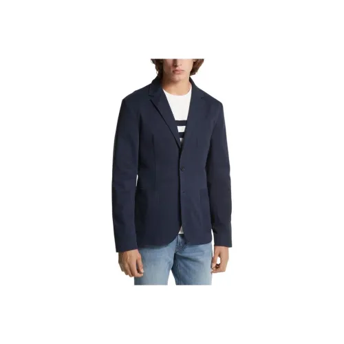 MICHAEL KORS Бизнес-костюм Пальто Мужской Темно-синий