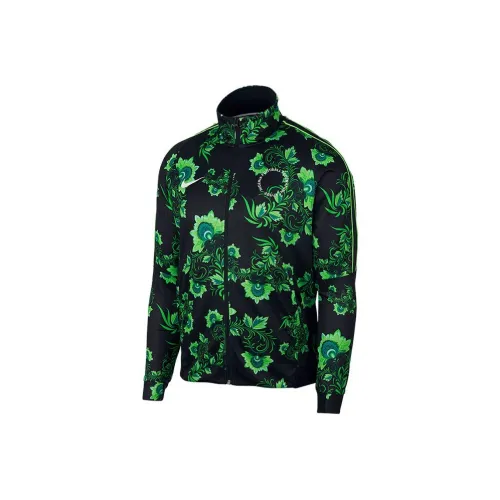 Nike Черный Зеленый Мужские Куртки