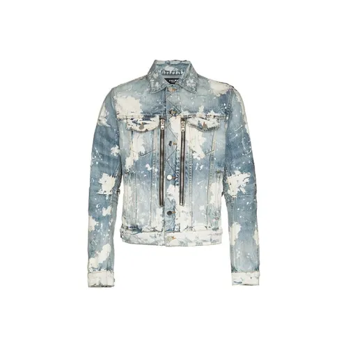 AMIRI Blue Men's Denim Jackets  
AMIRI Синий Мужские Джинсовые Куртки