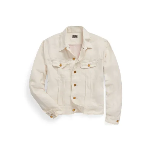 DOUBLE RL Denim Jacket Men's Ecru