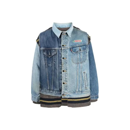Needles Collaboration Blue Men's Denim Jackets