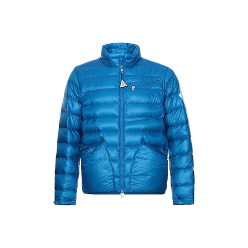 Moncler Зимний пуховик мужской синий