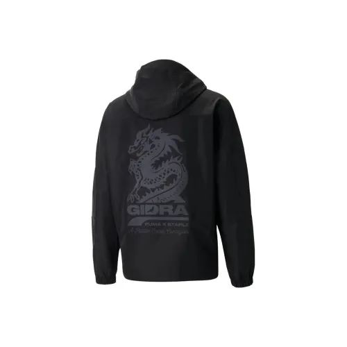 Puma x staple Co Фирменный черный унисекс куртки