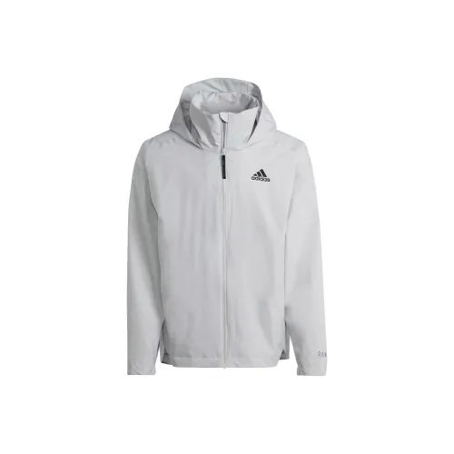 Adidas TRAVEER Куртка Мужская Светло-Серого Цвета