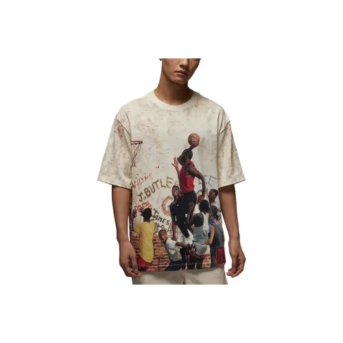 Jordan 85 T Рубашка Мужская Парусный Белый Легенда Светло-Коричневый Каменный Красный