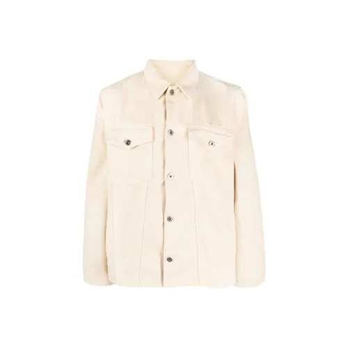 Off Белый SS23 Куртки и Пальто Мужской Экрю