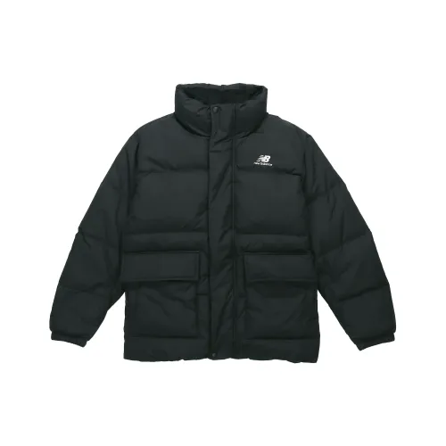 New Balance совместный пуховик зимний унисекс черный