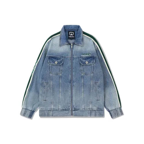 LAMLICKA Denim Jacket Unisex Blue LAMLICKA Деним Куртка Унисекс Синий