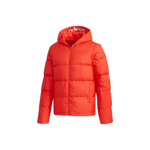 ADIDAS NEO Пуховик Мужской Оранжевый Красный