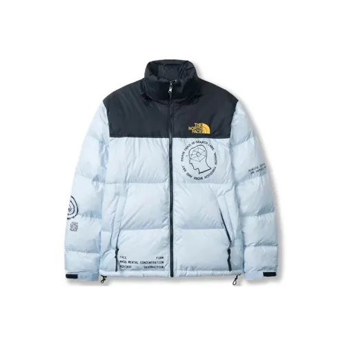 THE NORTH FACE Brain Dead Co Бренд Пуховик Зимний Мужской Светло-Синий