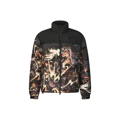 FILA EXPLORER Пуховик Мужской с принтом по всей поверхности