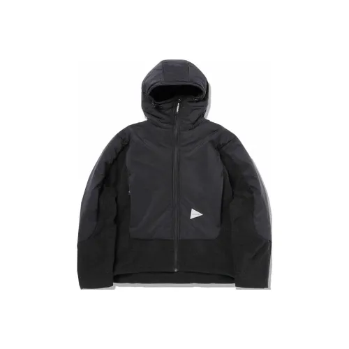 Куртки и пальто мужские черные серия And wander Collaboration