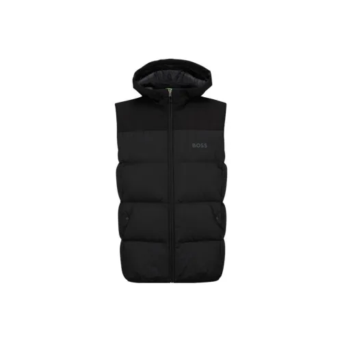 Hugo Boss Мужские черные жилеты