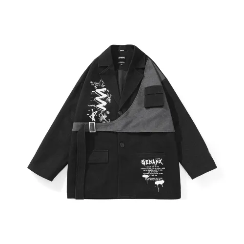 GENANX Черный Унисекс Офисные костюмы