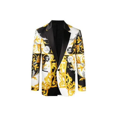 VERSACE Бизнес костюм пальто мужской желтый